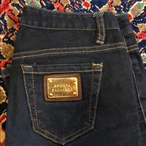 Armani Exchange Boot Cut Jeans indigo color